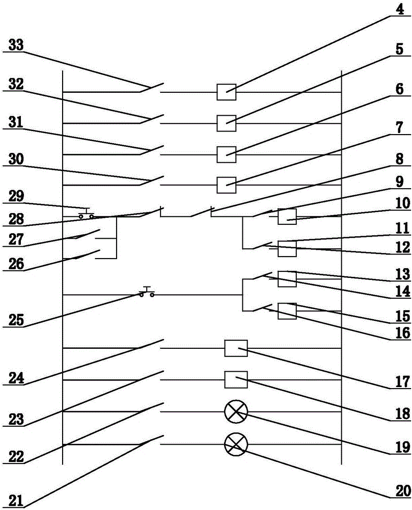 Third-generation pneumatic tank curtain door automatic system