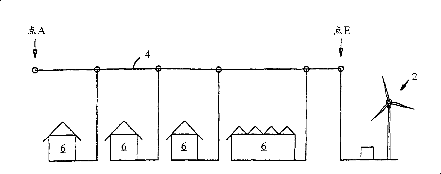 Method for controlling reactive power and device for generating electrical energy in electrical network