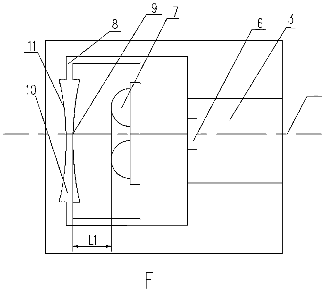 Light-contained handle