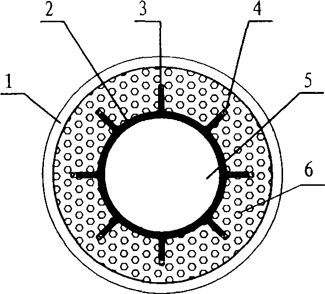 Composite transfusion pipe lined with fluorine resin or organic resin and producing method thereof