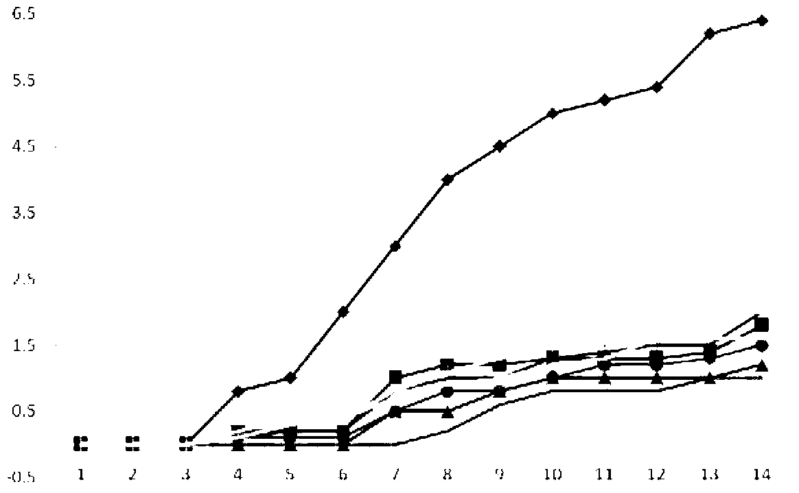 Application of general inula helenium sesquiterpene lactone in preparation of medicine for treating rheumatoid arthritis