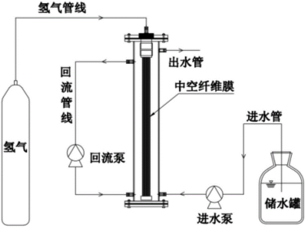 Application of hydrogen matrix bio-membrane reactor in removal of bromate in drinking water