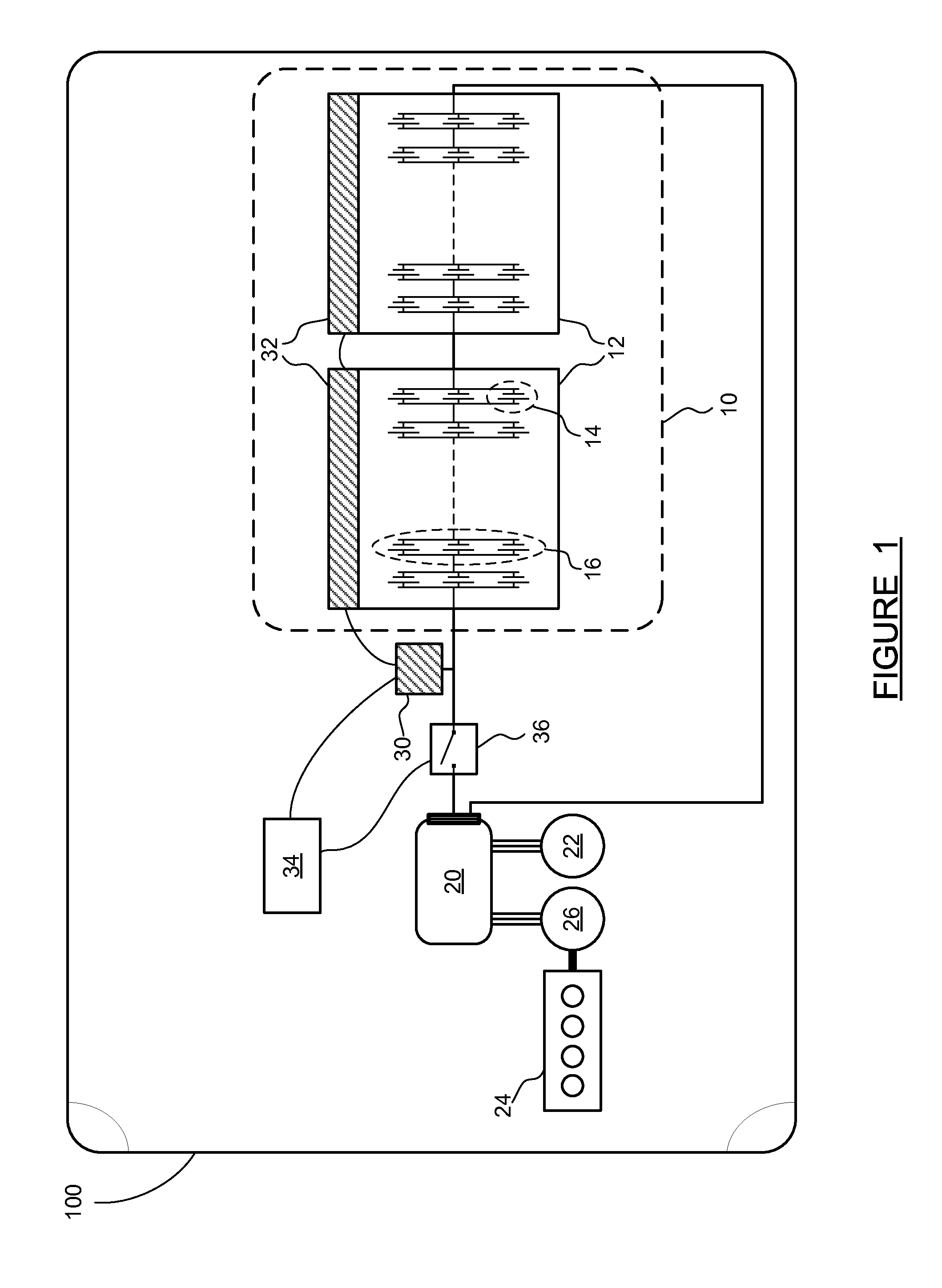 Cell temperature and degradation measurement in lithium ion battery systems using cell voltage and pack current measurement and the relation of cell impedance to temperature based on signal given by the power inverter