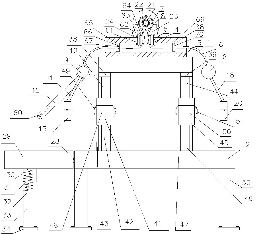 Physical rehabilitation exercise device and installation and use method