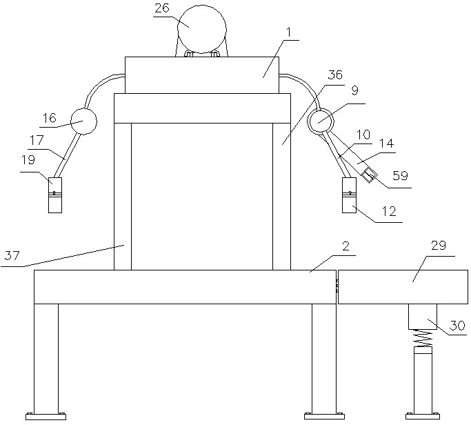 Physical rehabilitation exercise device and installation and use method