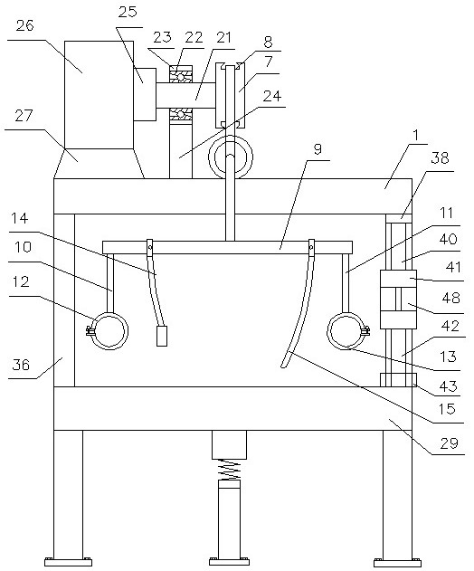 Physical rehabilitation exercise device and installation and use method