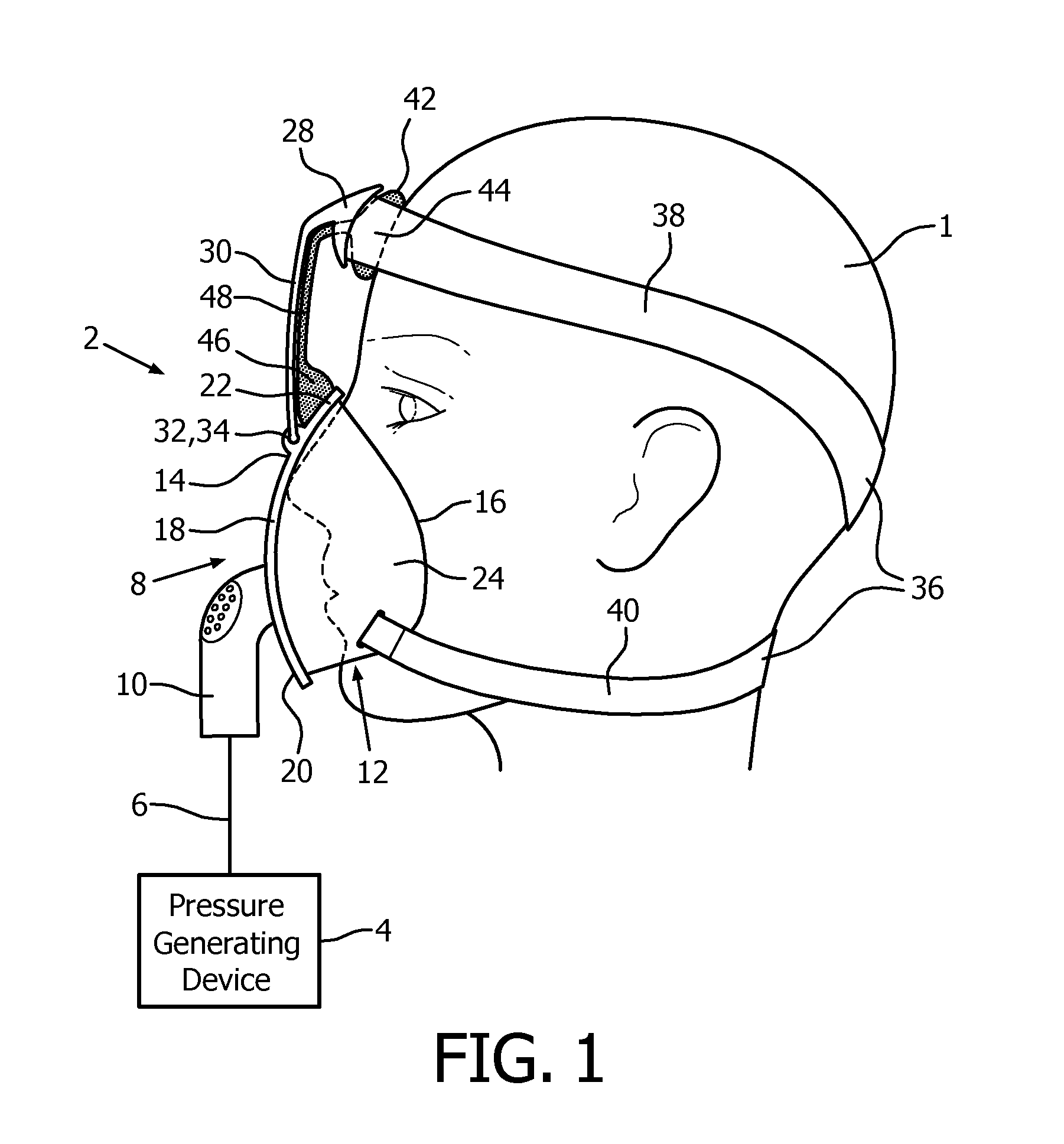 Patient interface device with nose bridge adjustment