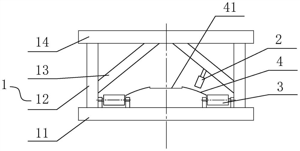 Mounting method and shape correcting device for wind power tower drum door frame and drum body reinforcing plate