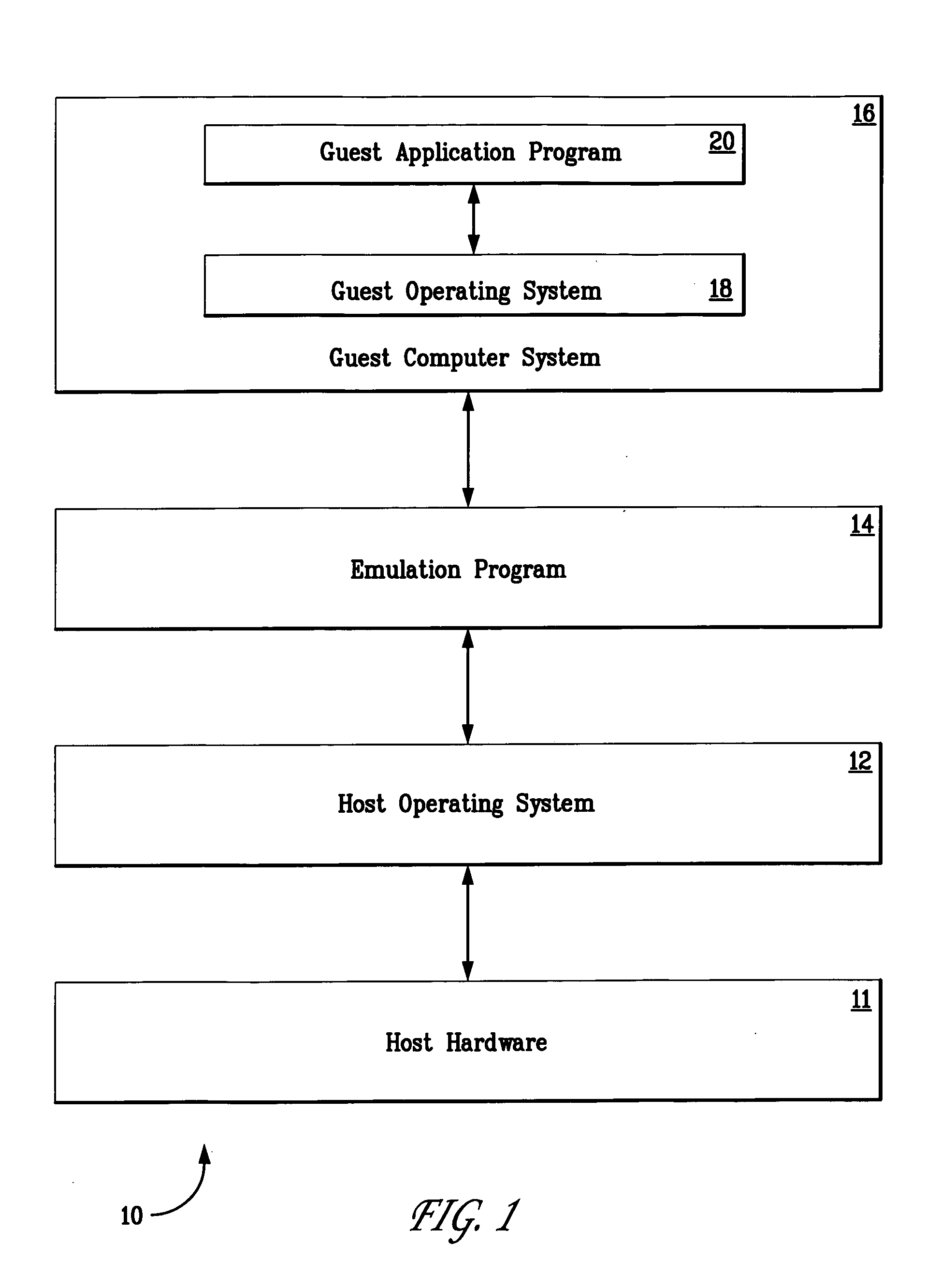 Allocation of processor resources in an emulated computing environment