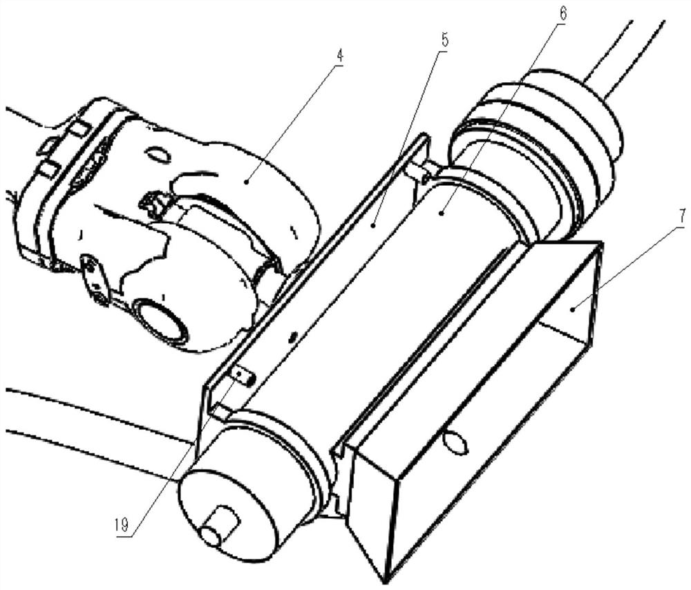 Intelligent control movable electron beam irradiation device and application thereof