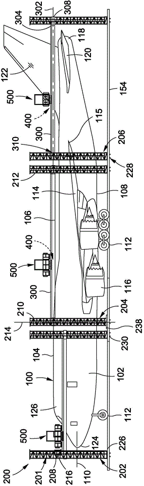 Aircraft coating application system and method