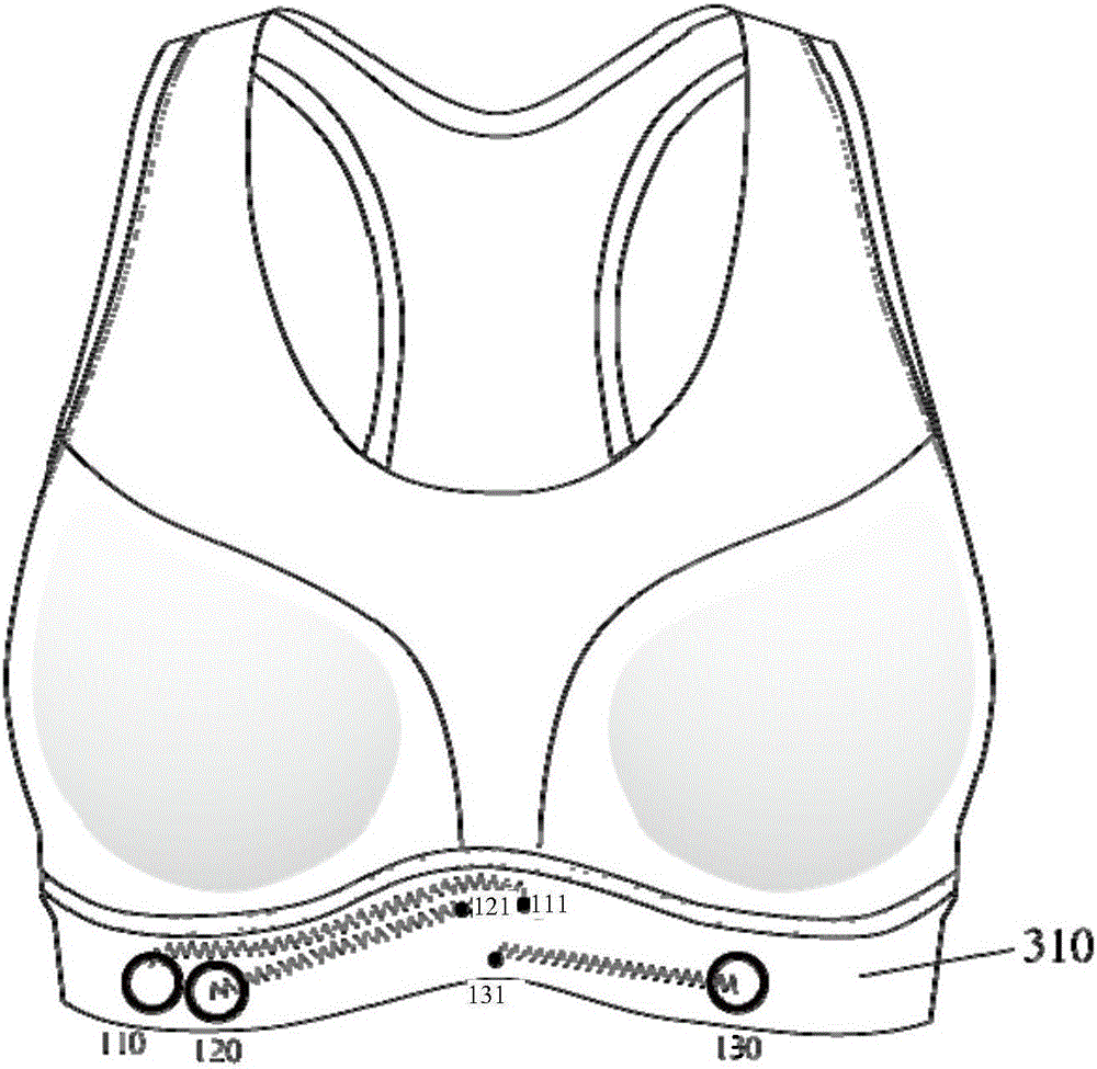 Induction garment and making method thereof and human body index collecting system capable of performing collecting through induction garment