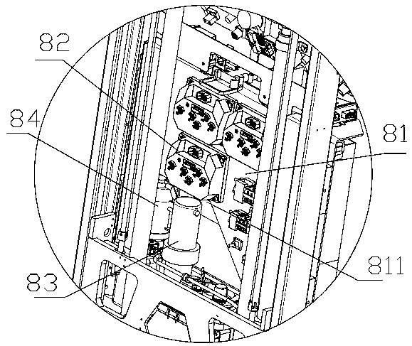 Battery mounting device suitable for use in industrial vehicles