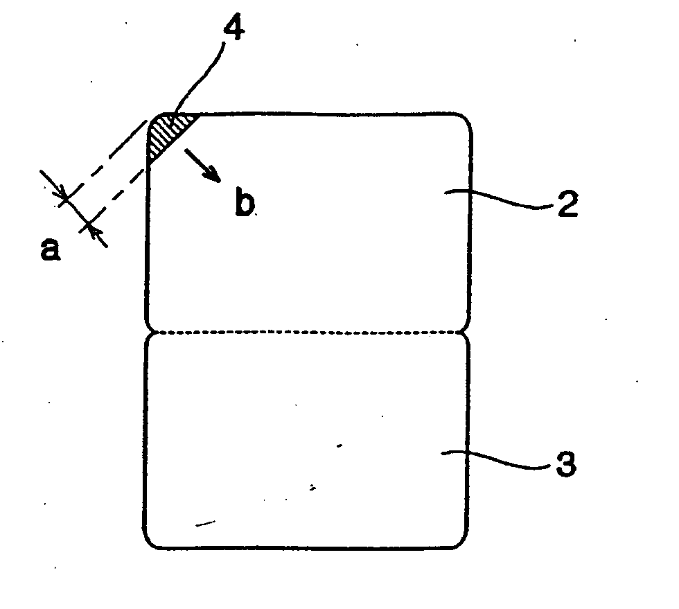 In-mold label with separable part