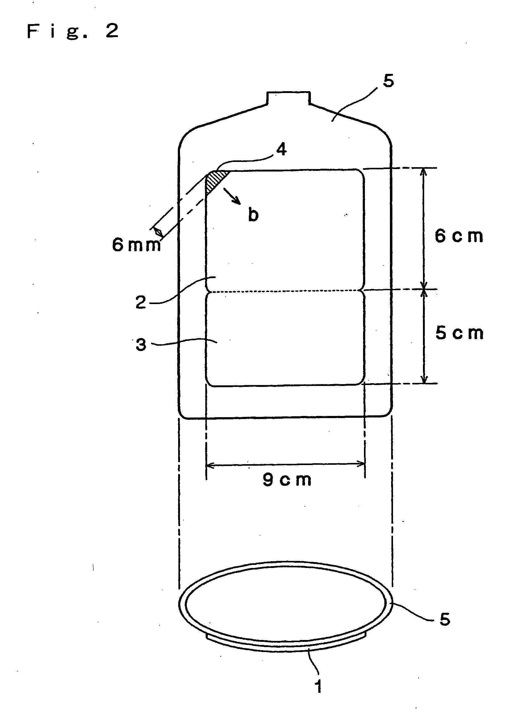 In-mold label with separable part