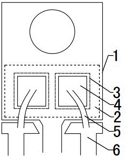 A method for preparing a high-temperature-resistant packaging frame for a silicon carbide diode