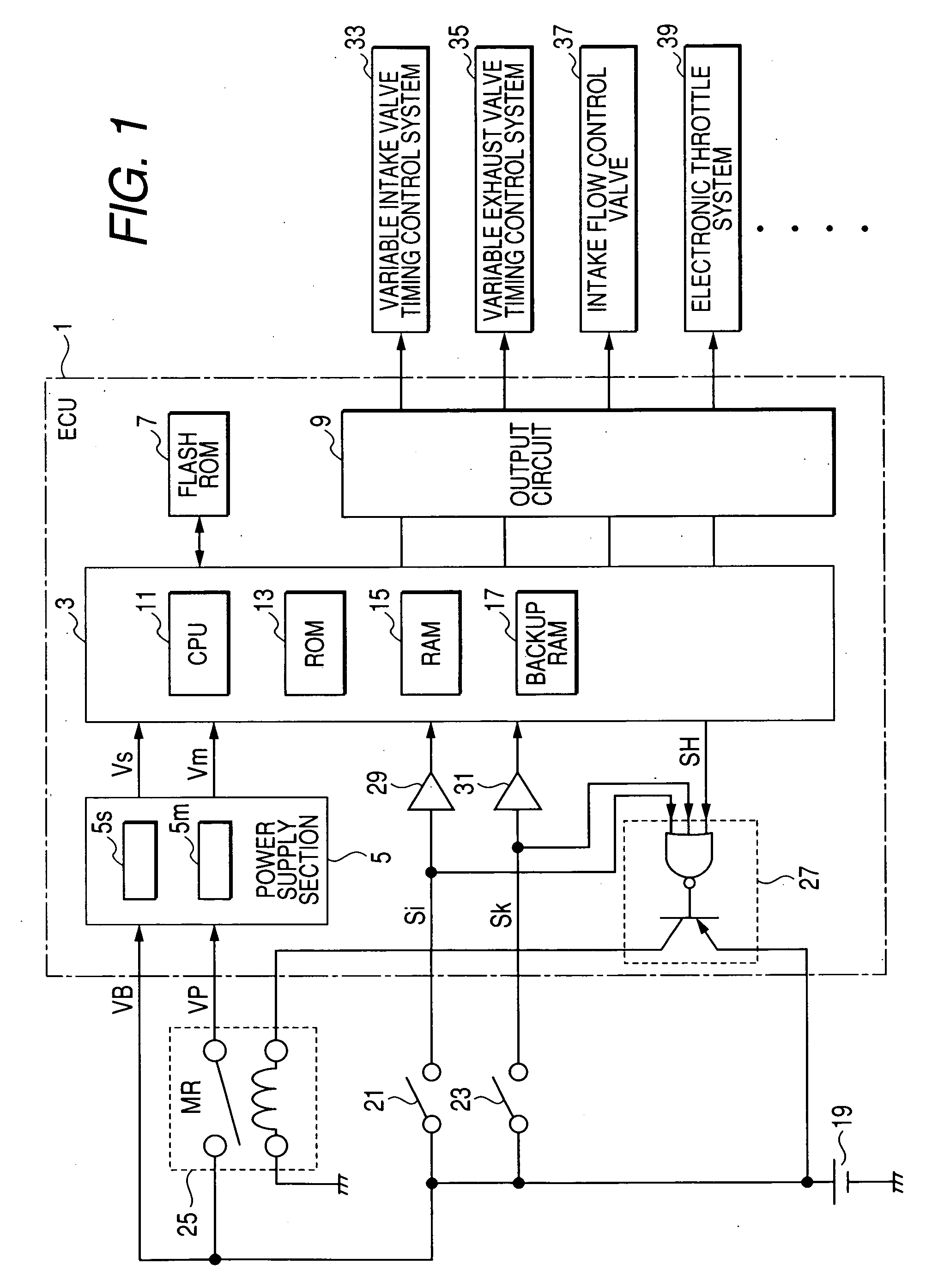 Electronic control apparatus which responds to shut-down command by executing specific processing prior to ceasing operation