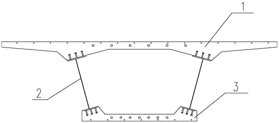 Construction method of fabricated pre-tensioned pre-stressing corrugated steel web composite box beam