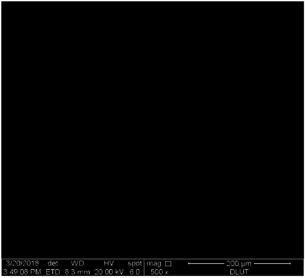 Preparation method of tungsten nickel iron alloy metallographic phase