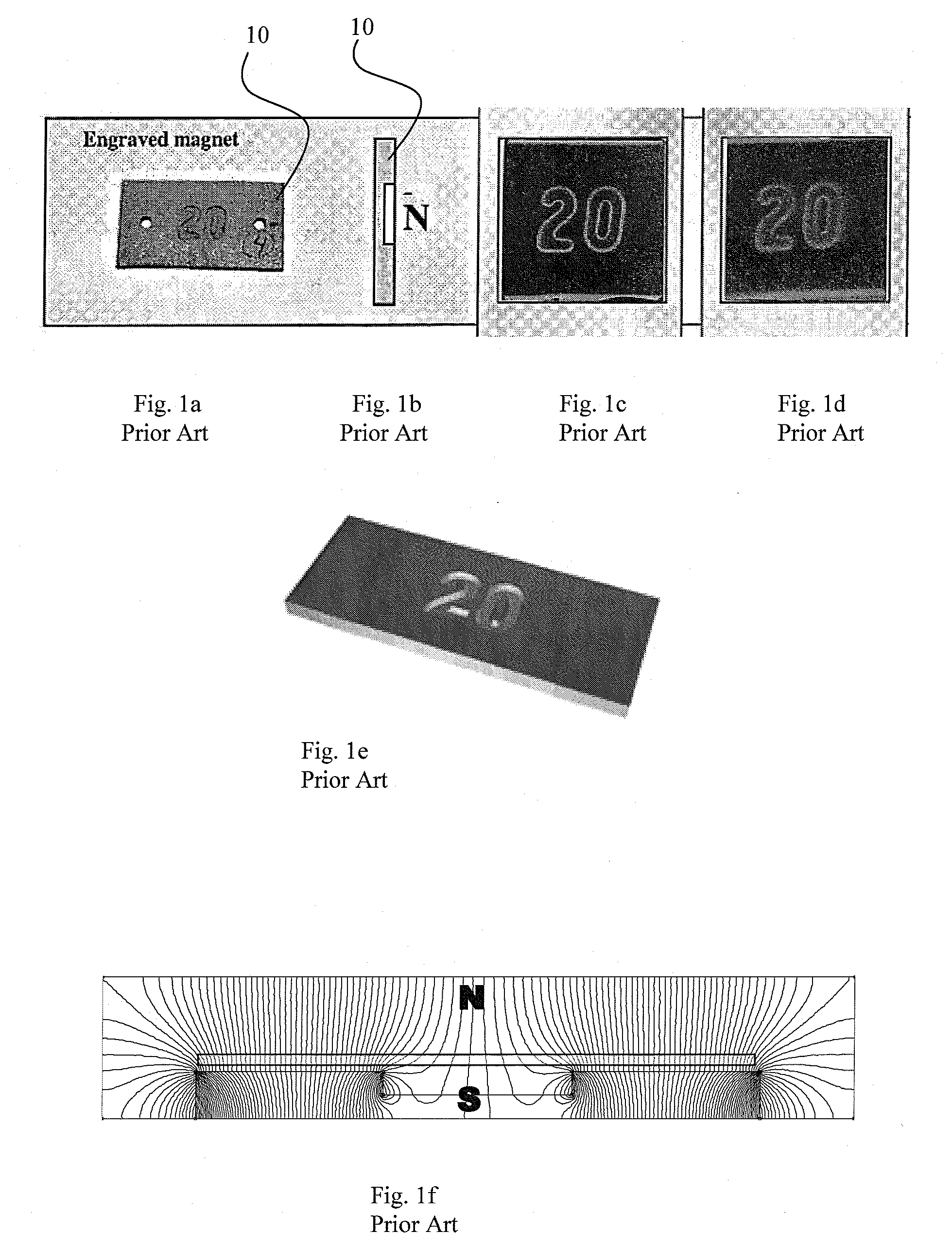 Magnetic Plate For Printing Of Optical Effects