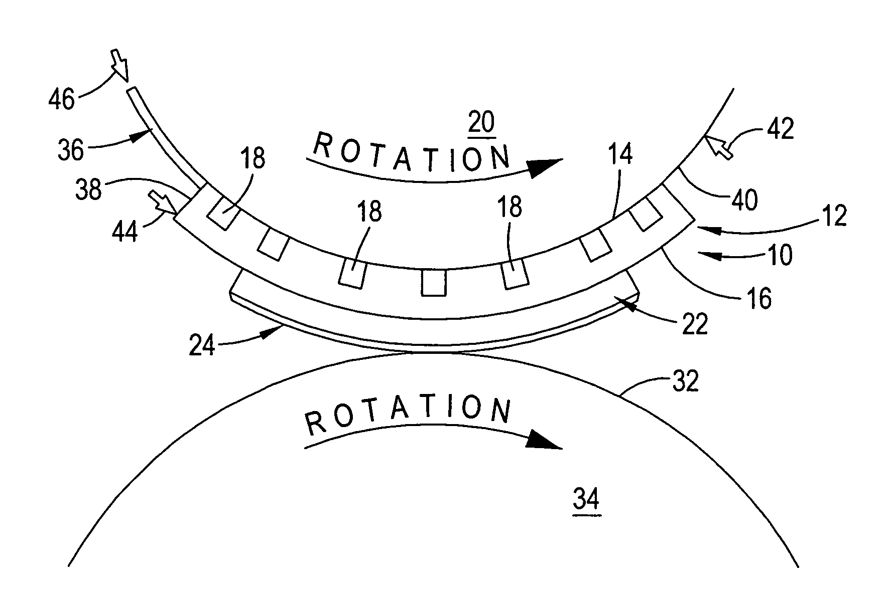 Magnetic rotary die