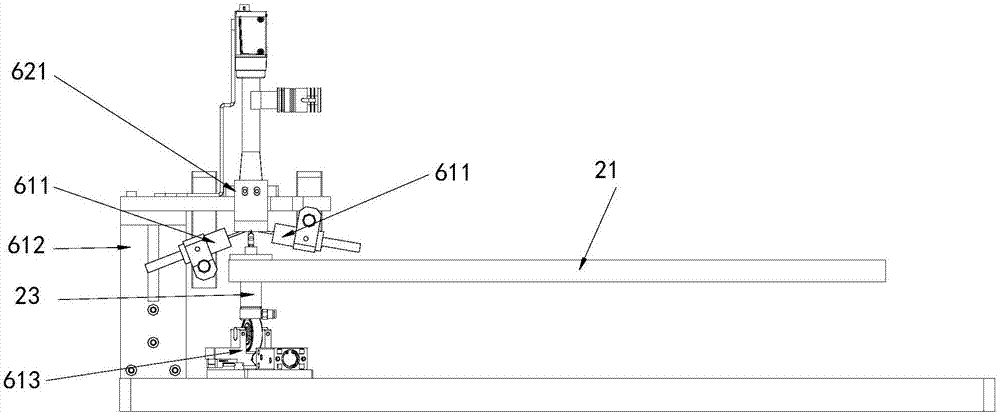 Full-automatic assembly device of LED string lights and welding and detection mechanism thereof