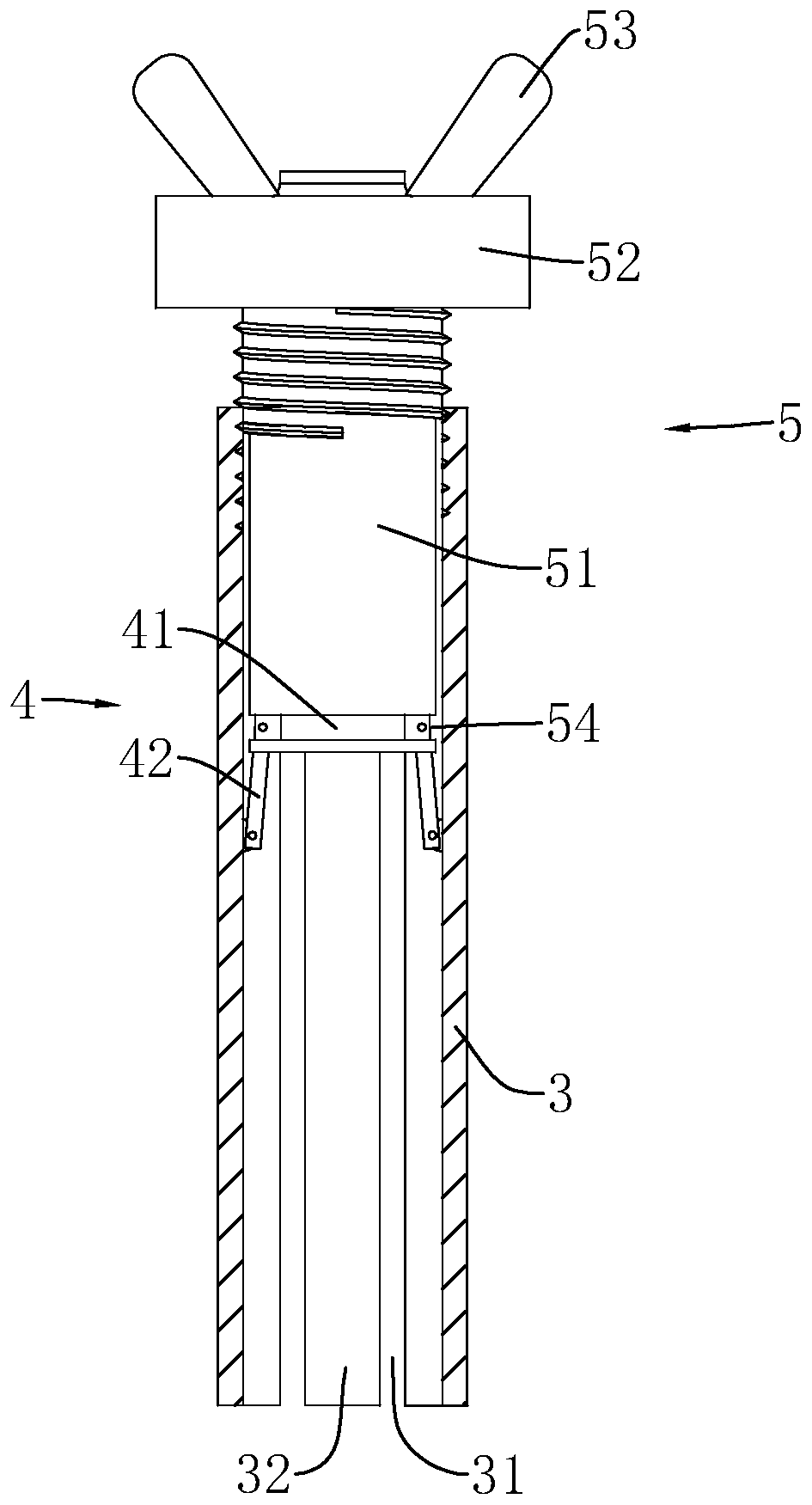 Wedge plug ruler for project supervision