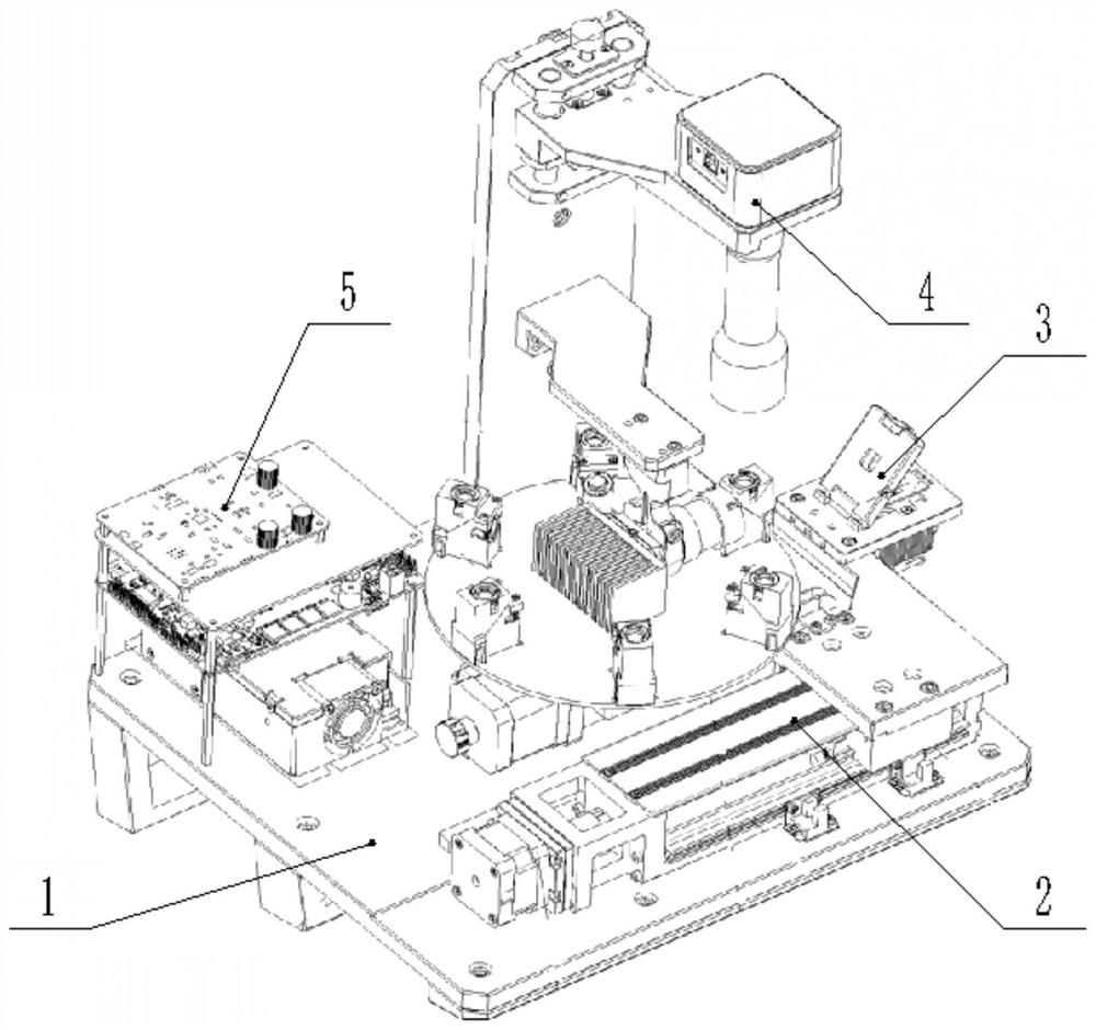 Temperature control sliding table device suitable for chip detection