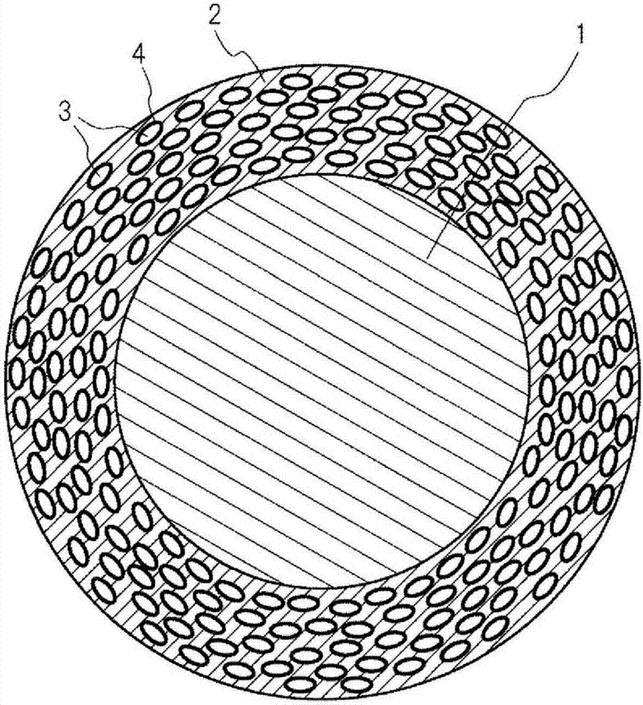 Insulating electric wire and varnish for forming insulating layers