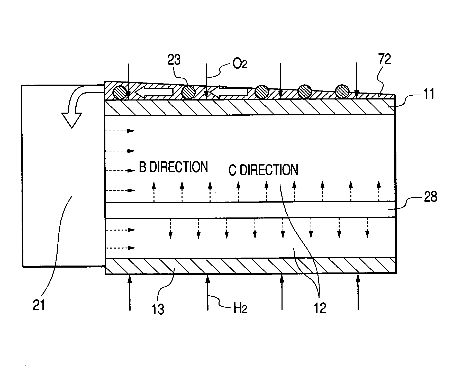 Fuel cell and electric apparatus