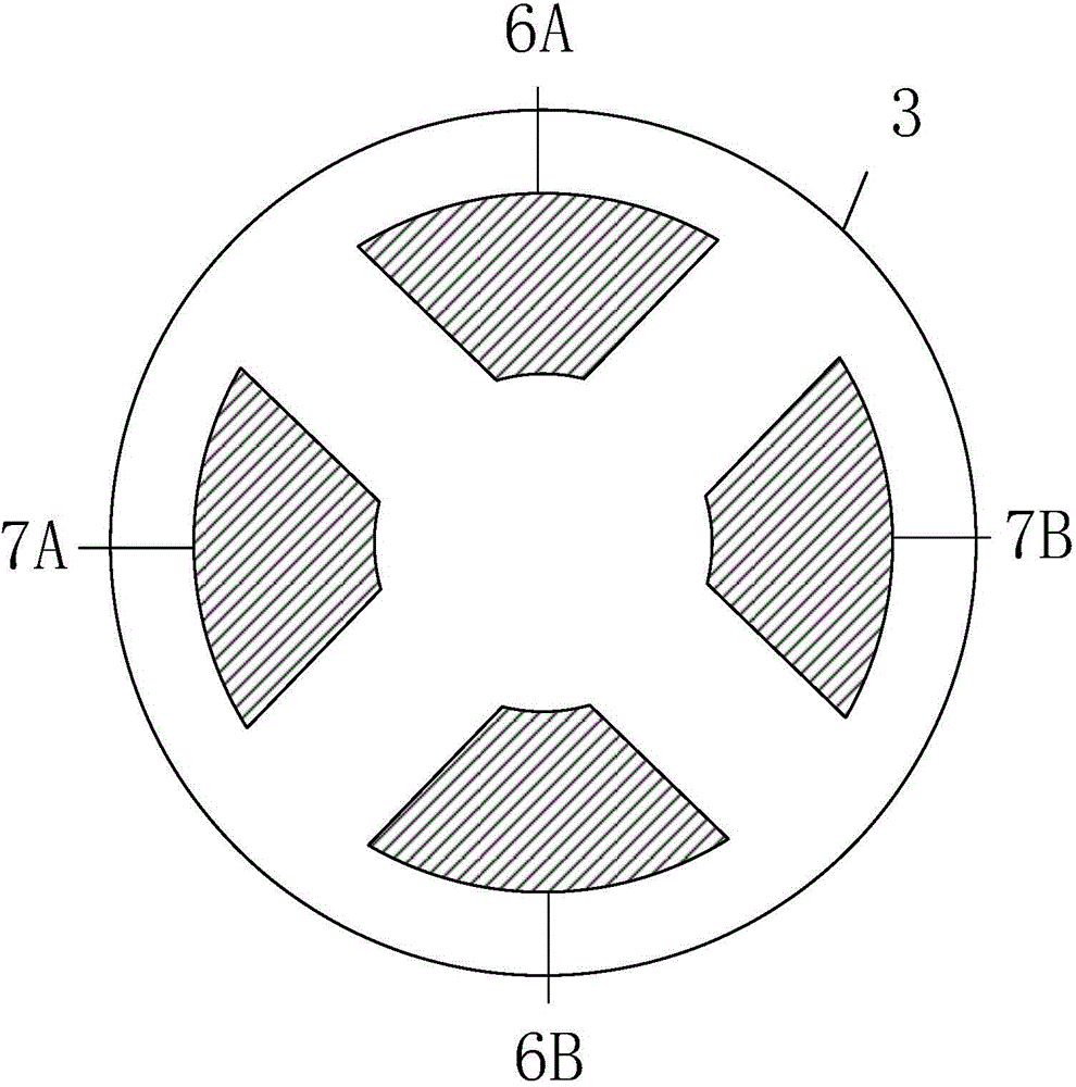 Surface breakdown type two-pair-rod electrode structural triggered vacuum switch