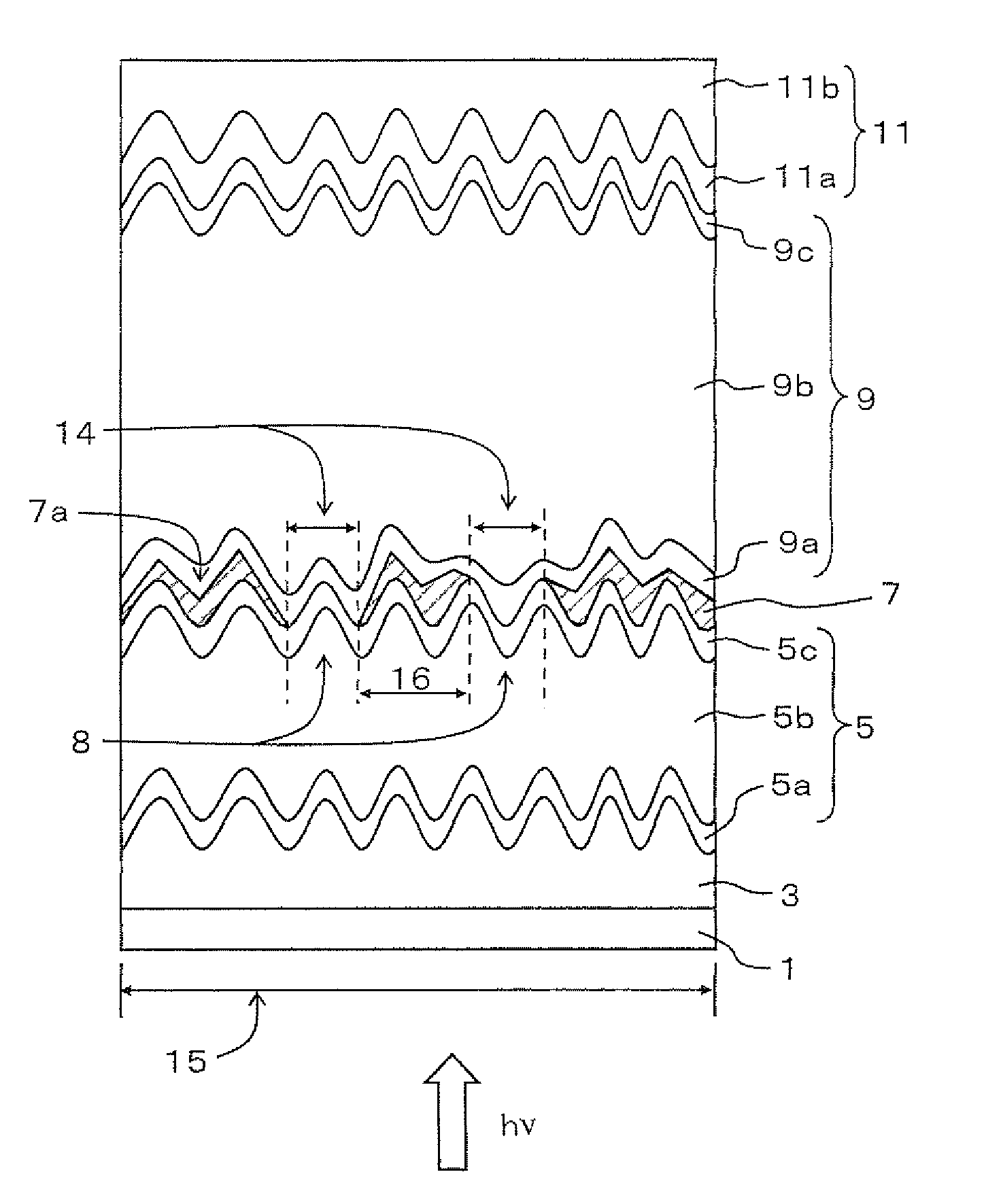 Stacked photoelectric conversion device and method for producing the same