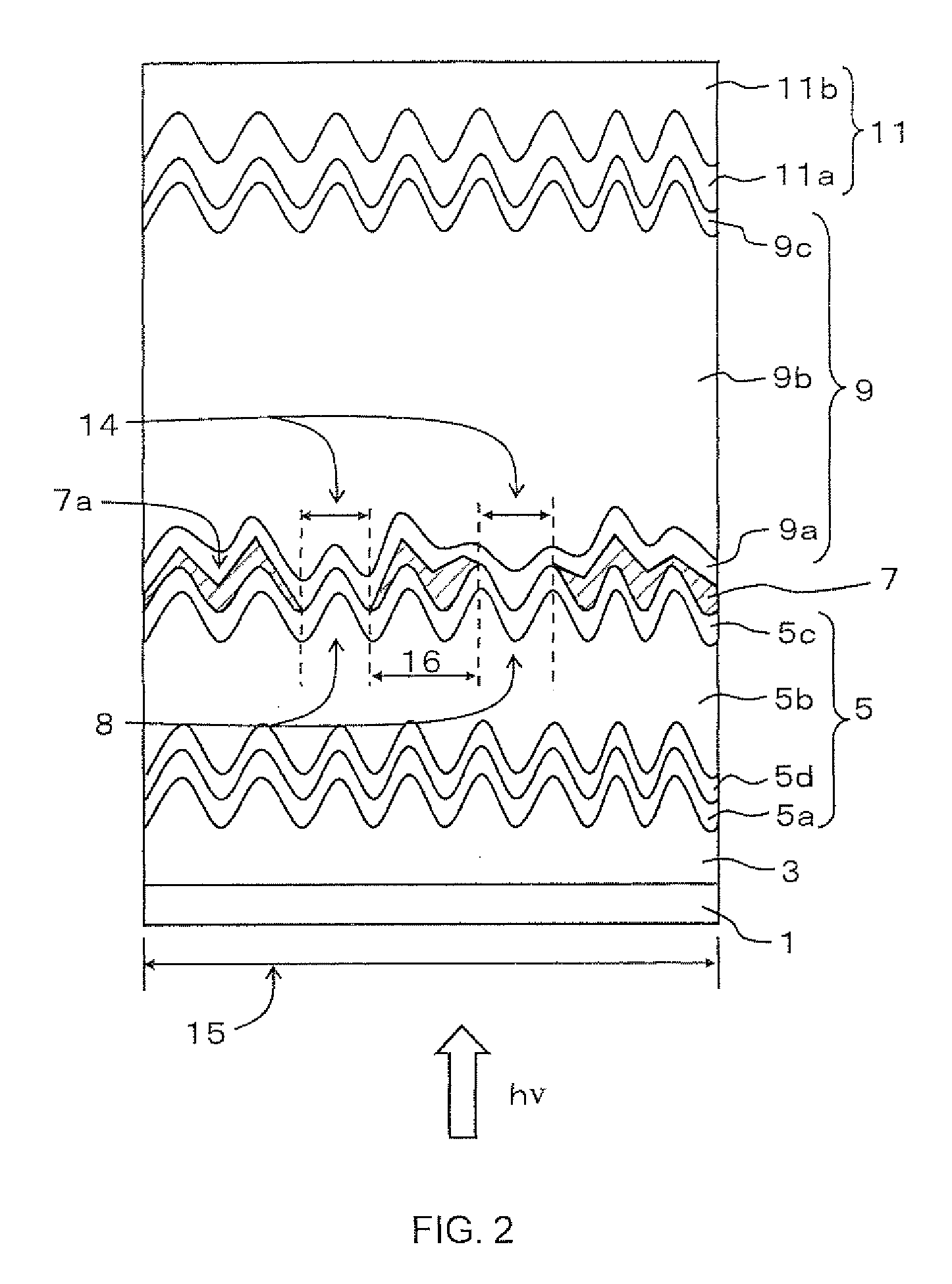 Stacked photoelectric conversion device and method for producing the same
