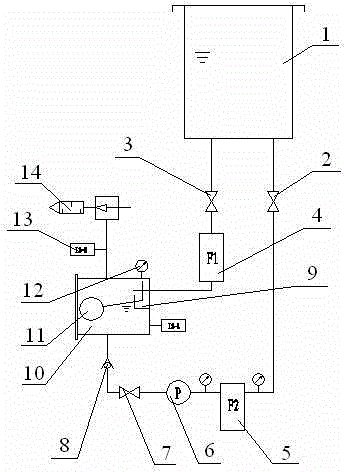 Cyclic continuous degassing device