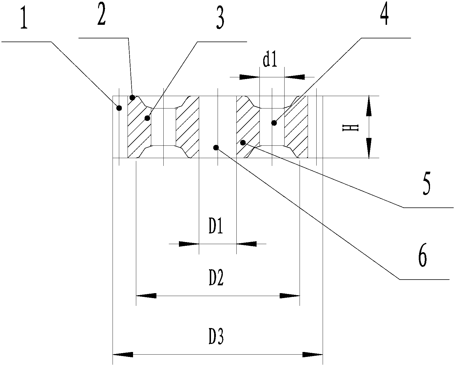 Squeeze casting die and casting method for straight toothed spur gears