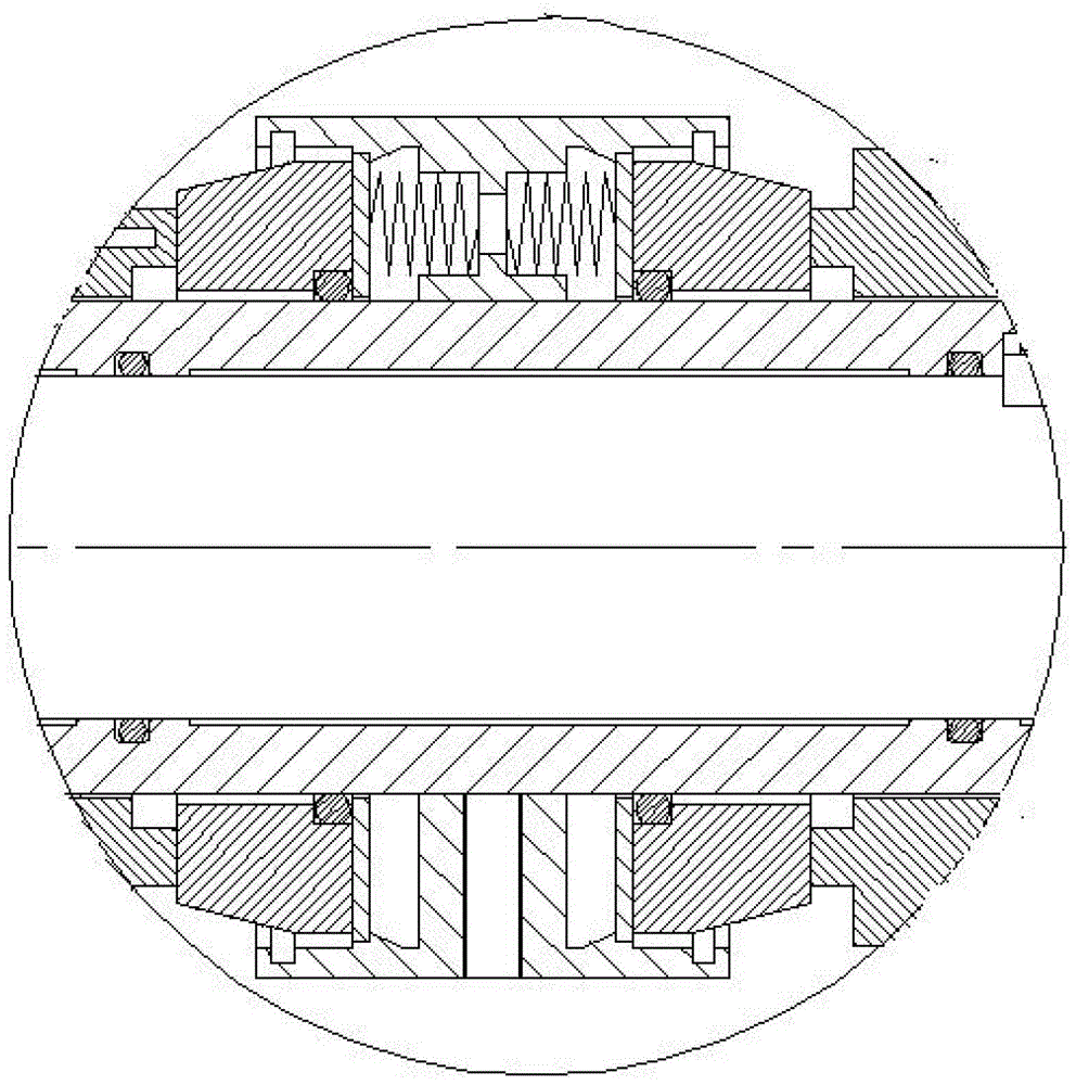 A method and device for testing the sealing performance of a liquid lubricated mechanical seal