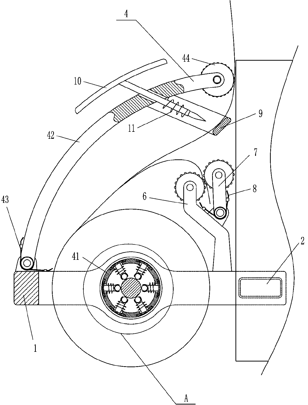 Wood board edge banding device for table board production