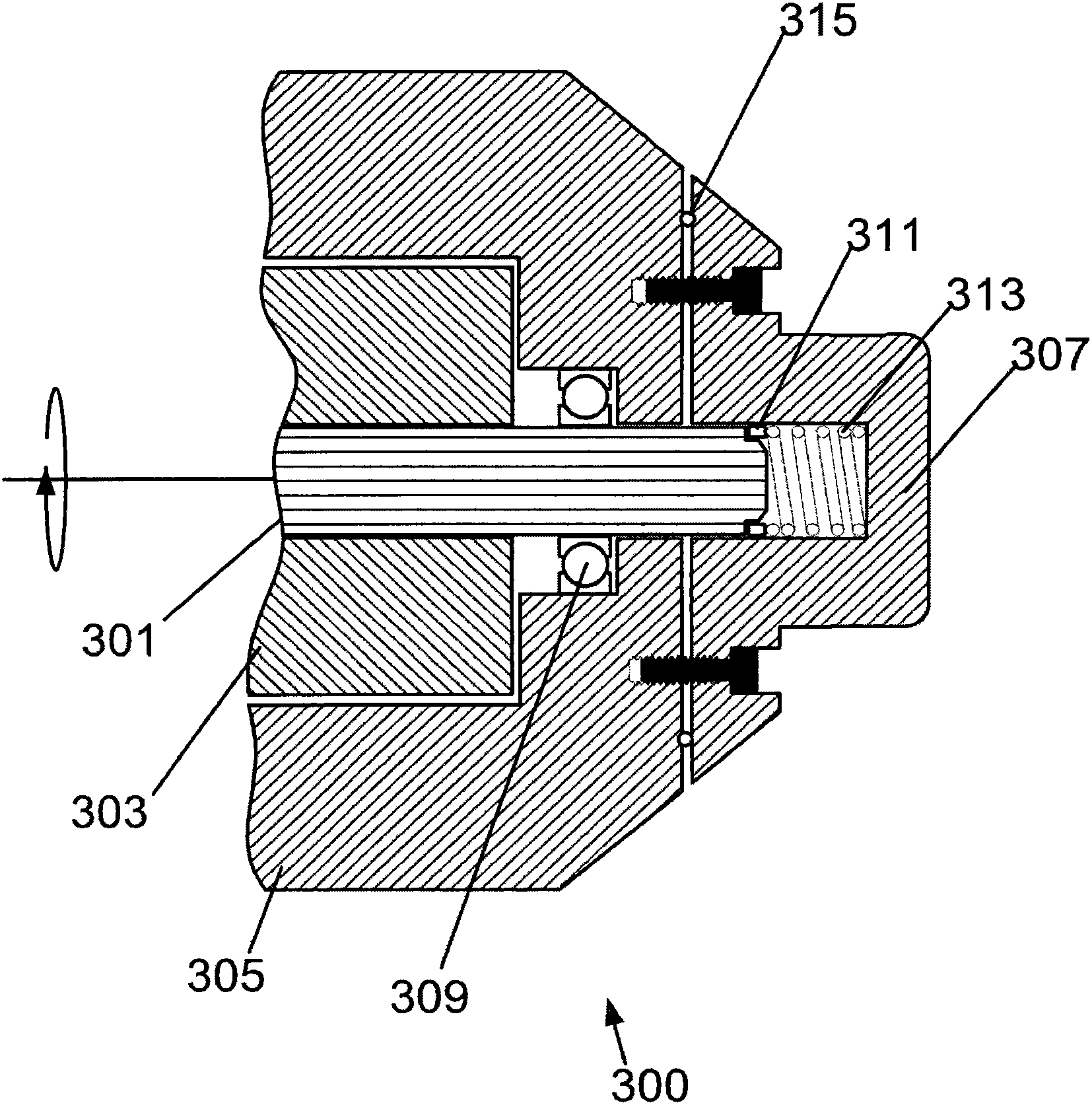 Electrical bearing ground device