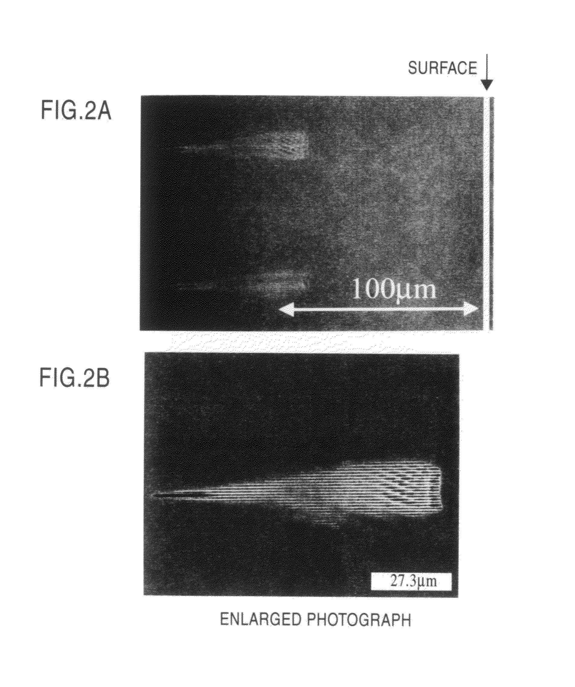 Method for producing hologram by pico-second laser