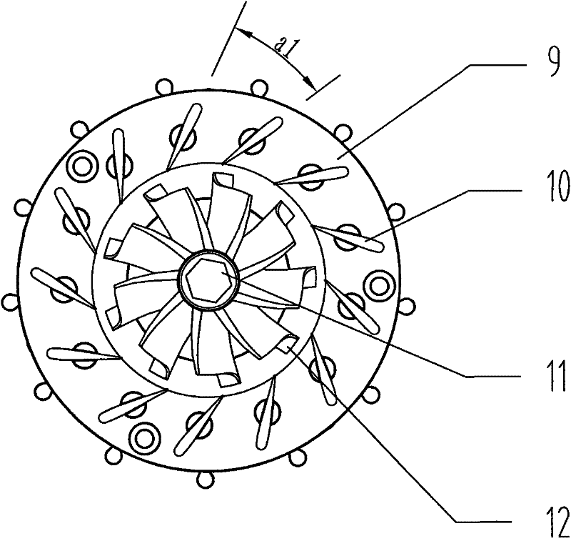 Asymmetric split turbine of turbocharger