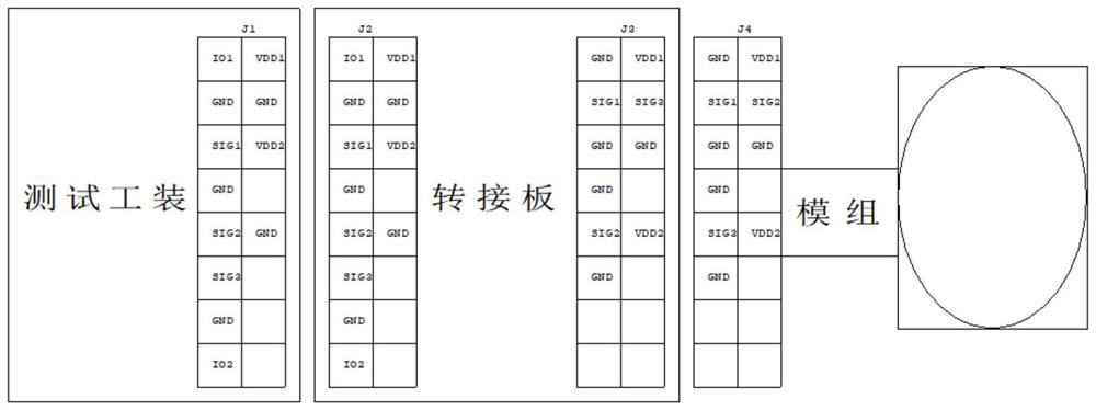 Separable power supply circuit board, test tool and adapter plate