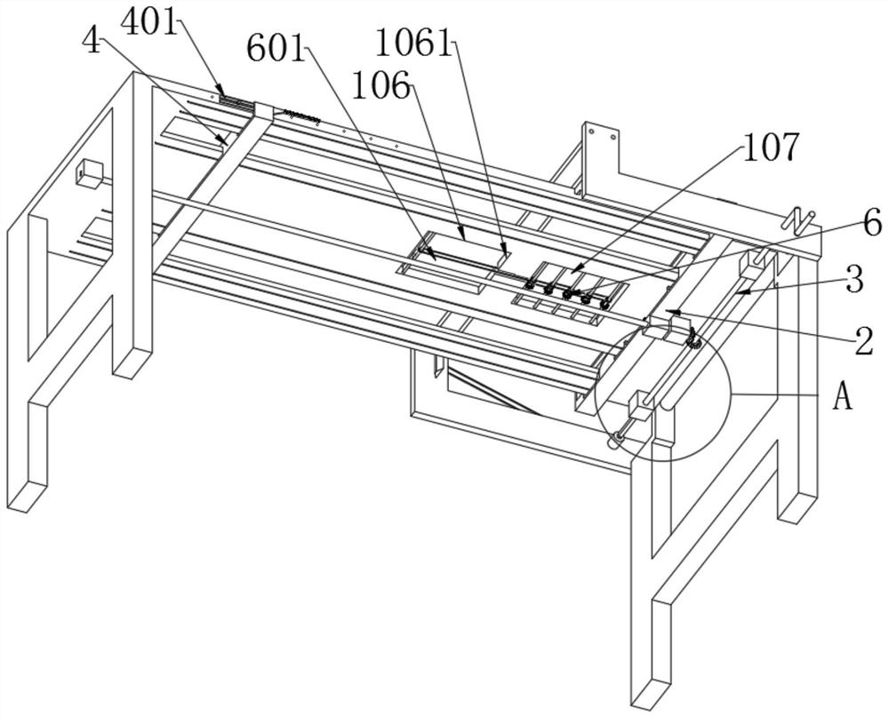 Iron sheet cutting and length adjustment device based on machining