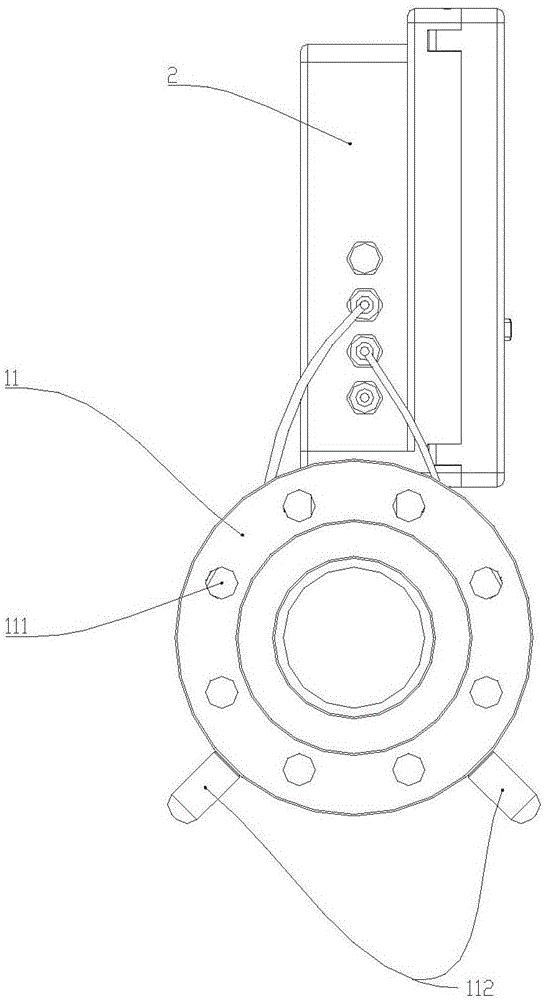 Ultrasonic mass flowmeter