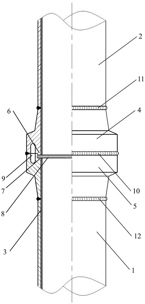 Corrosion-resisting enamel composite pipeline and manufacturing method thereof