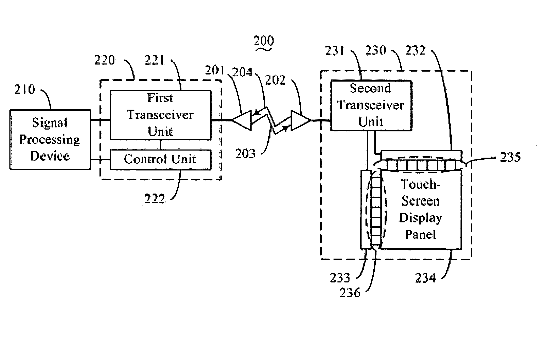 Wirelessly driven display system