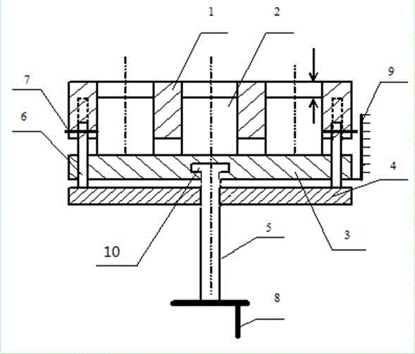 Method and mould for preparing pavement combined adhering block