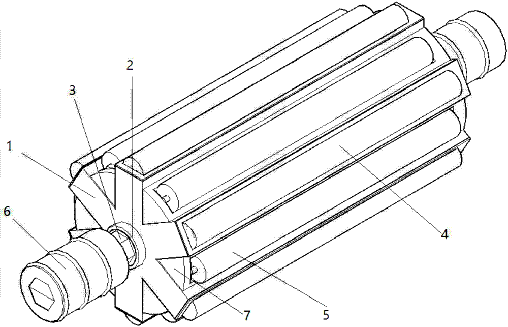 Tea leaf pressing bar structure for post-processing tea leaves