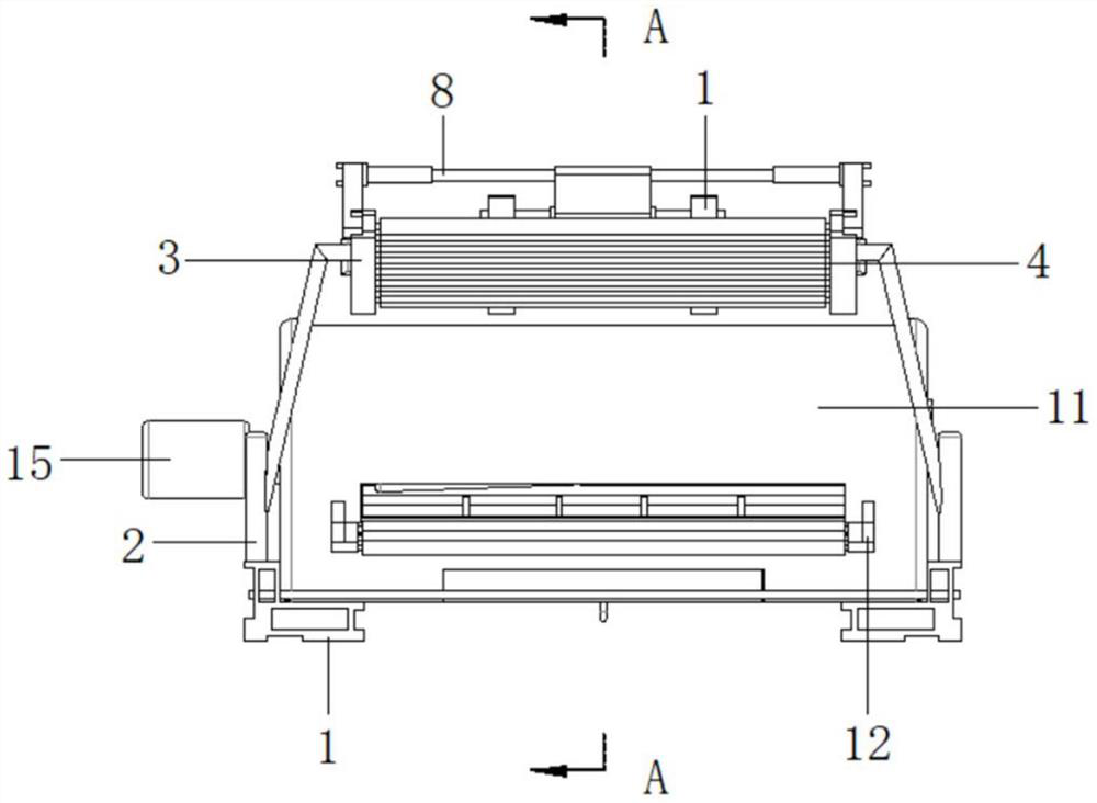 Cutting device for sugarcane