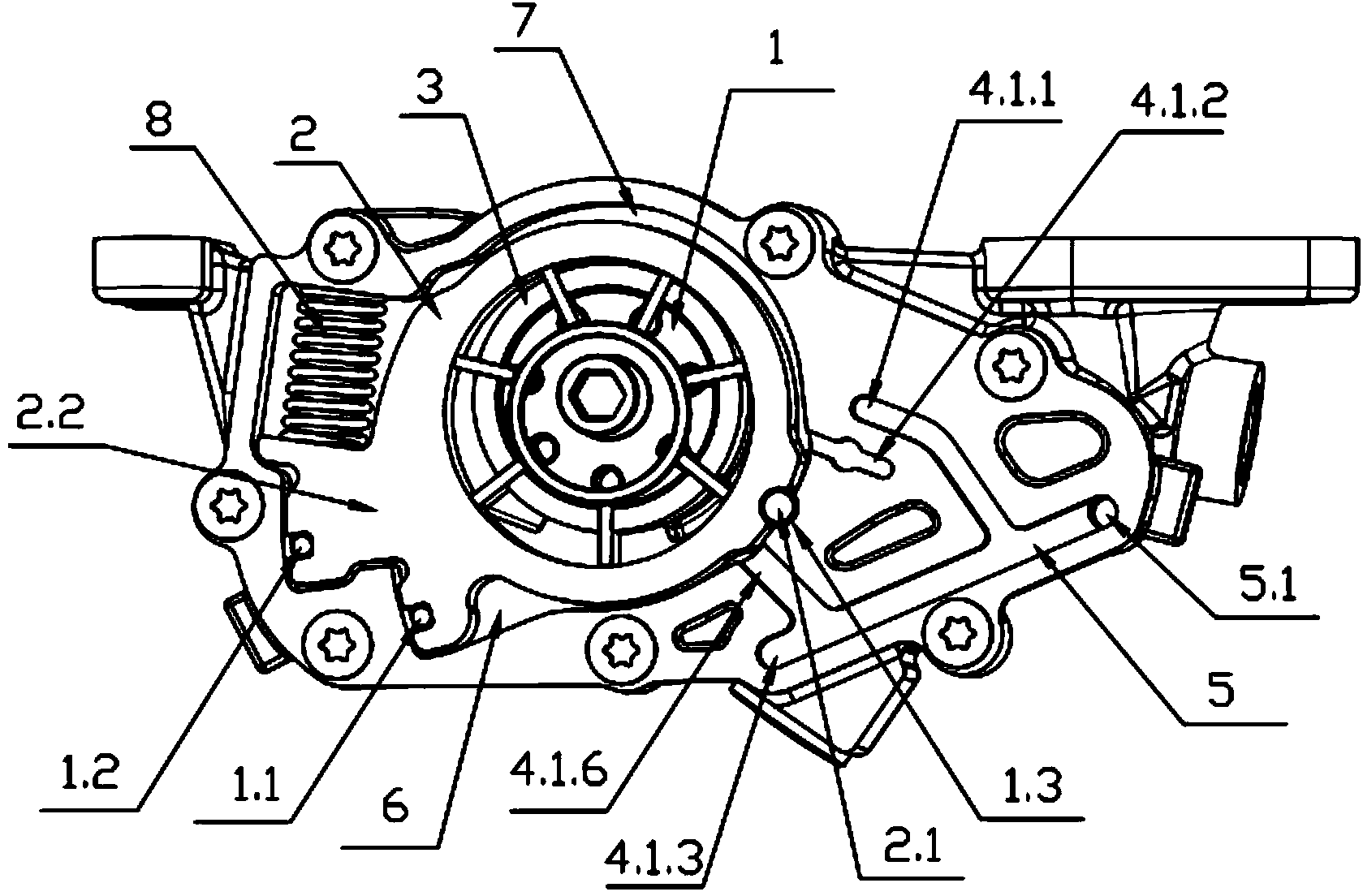 Displacement-variable impeller pump