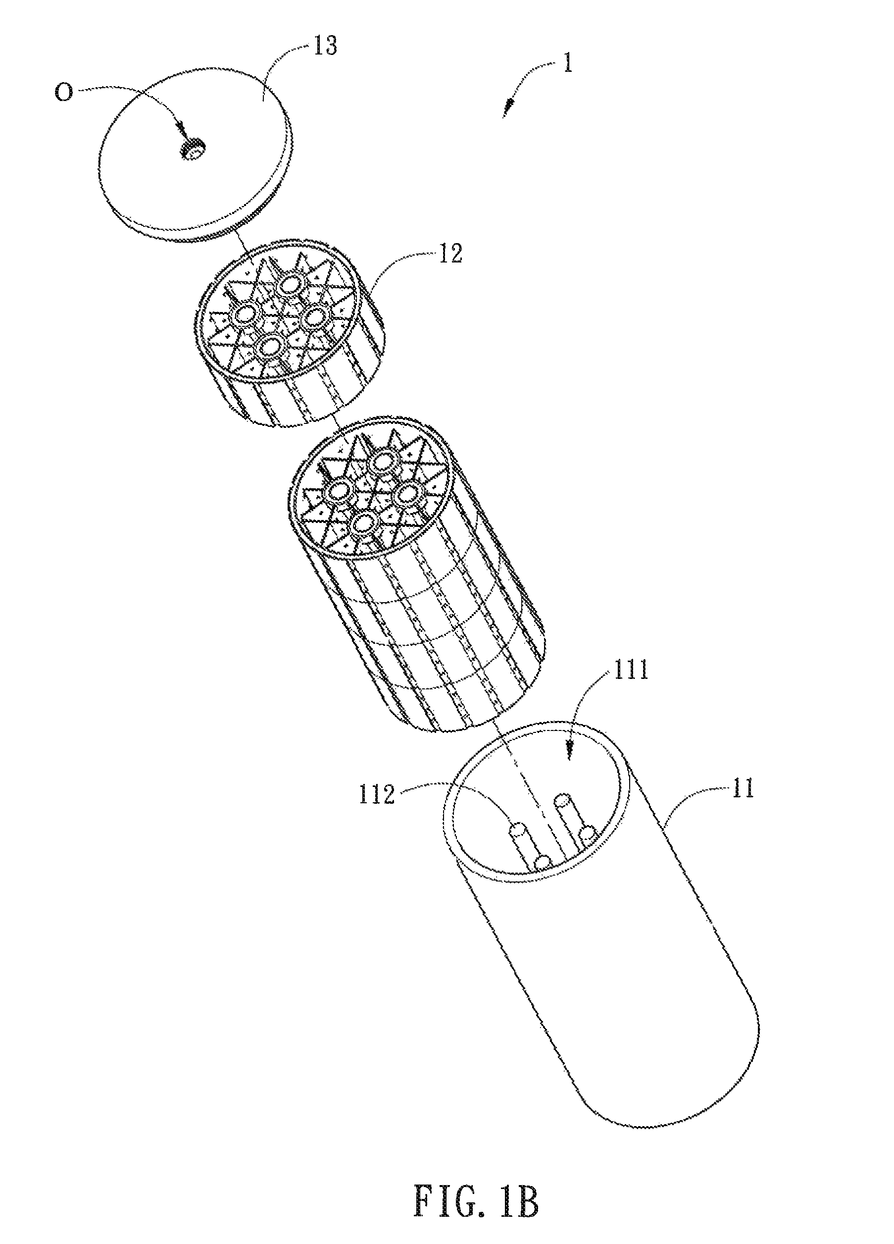 Hydrogen storage apparatus with heat-dissipating structure